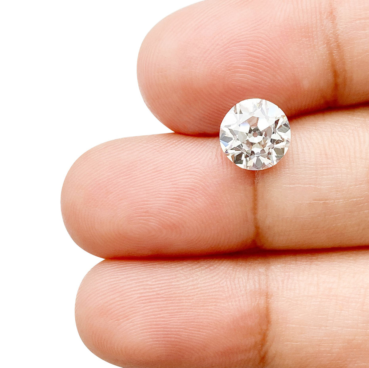 1.73ct | H/VS1 Round Shape Old European Cut Lab Diamond (IGI)