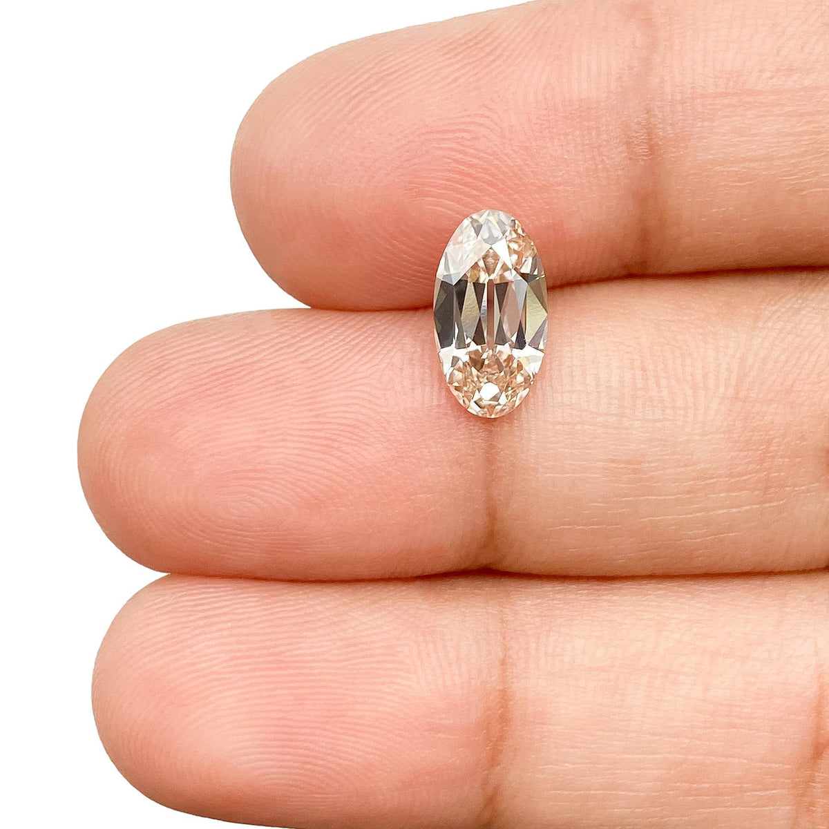 1.51ct | L/VS1 Oval Shape Old Mine Cut Lab Diamond (IGI)-LITHOS Diamond
