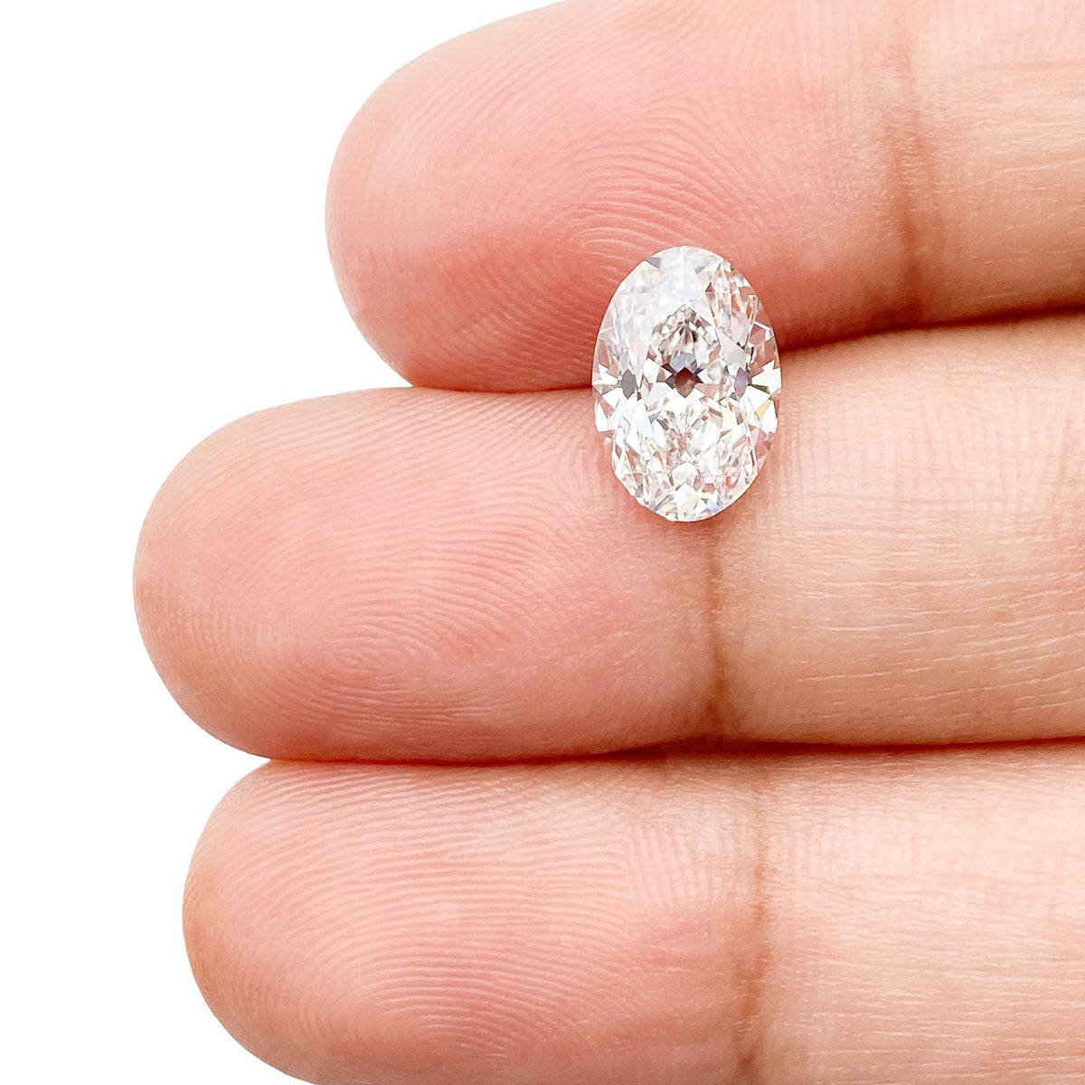 1.86ct | D/VVS2 Oval Shape Old Mine Cut Lab Diamond (IGI)