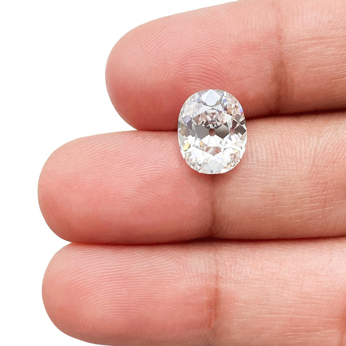 3.06ct | E/VS1 Cushion Shape Old Mine Cut Lab Diamond (IGI)