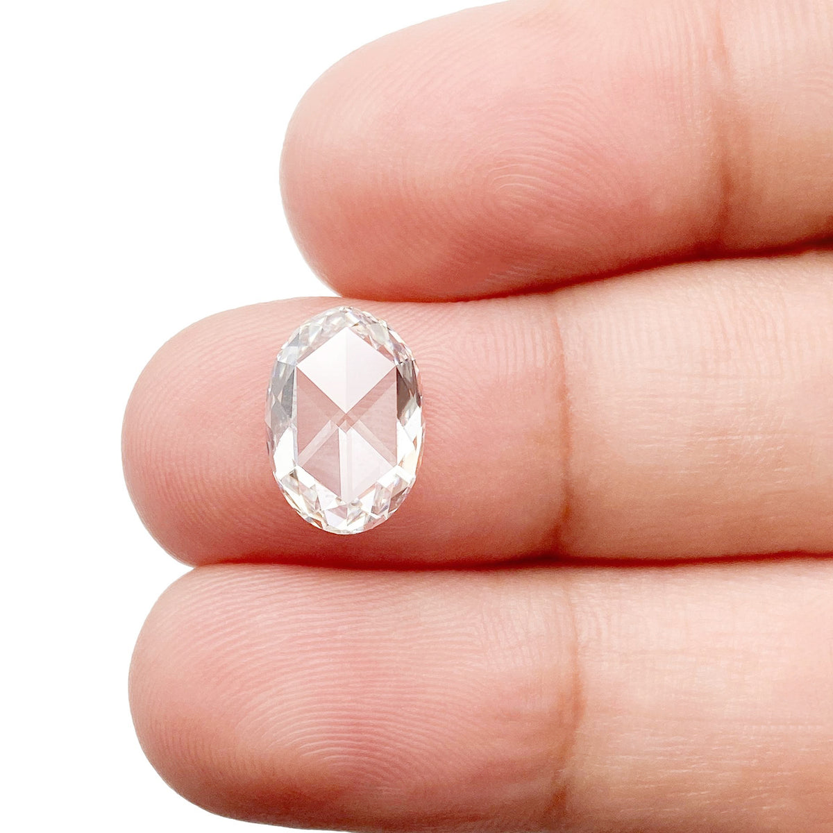 1.91ct | E/VS1 Oval Shape Rose Cut Lab Diamond (IGI)