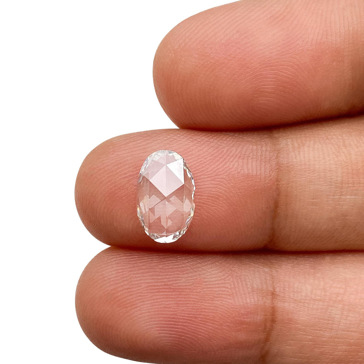 1.12ct | E/VVS2 Oval Shape Rose Cut Lab Diamond (IGI)-LITHOS Diamond