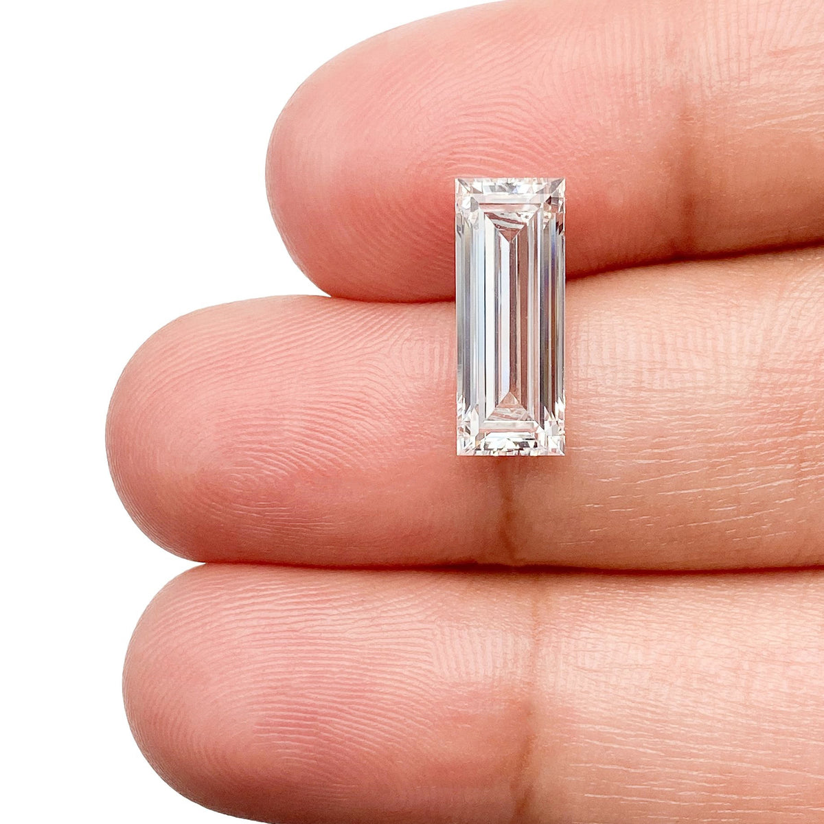 2.51ct | E/VVS2 Baguette Shape Step Cut Lab Diamond (IGI)