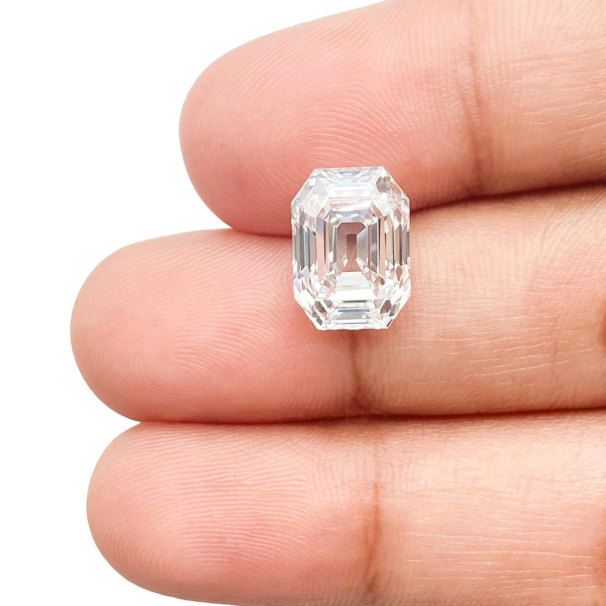 4.35ct | D/VVS2 Antique Octagon Shape Step Cut Lab Diamond (IGI)
