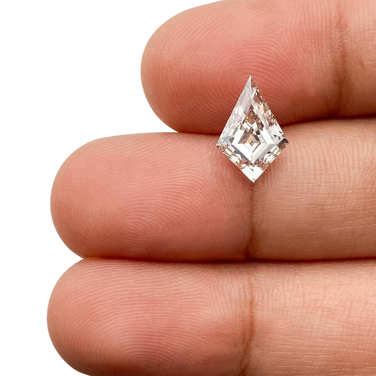 1.95ct | M/VVS2 Champagne Kite Step Cut Lab Diamond (IGI)-LITHOS Diamond