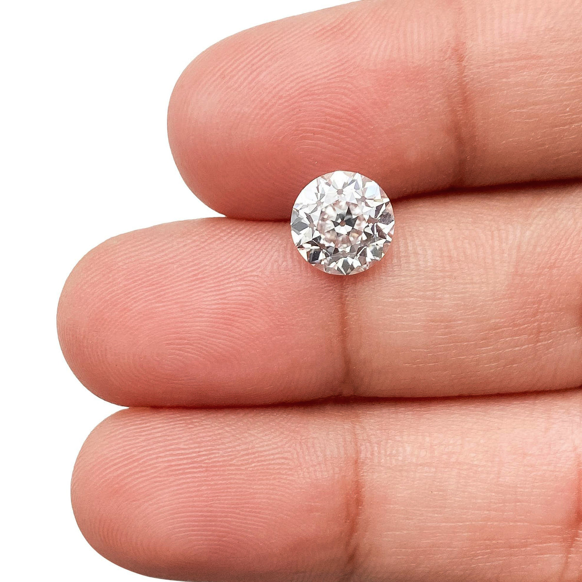 1.80ct | E/VVS2 Round Shape Old European Cut Lab Diamond (IGI)-LITHOS Diamond