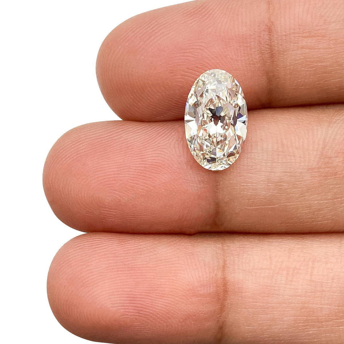 2.87ct | G/VVS2 Oval Shape Old Mine Cut Lab Diamond (IGI)