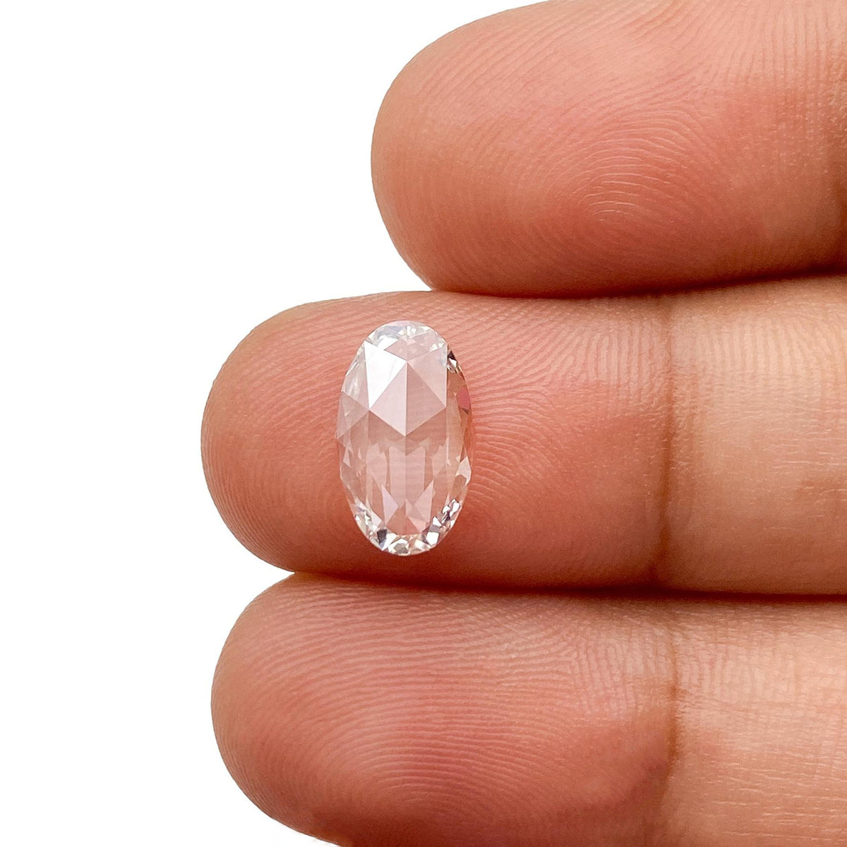1.13ct | G/VS1 Oval Shape Rose Cut Lab Diamond (IGI)-LITHOS Diamond