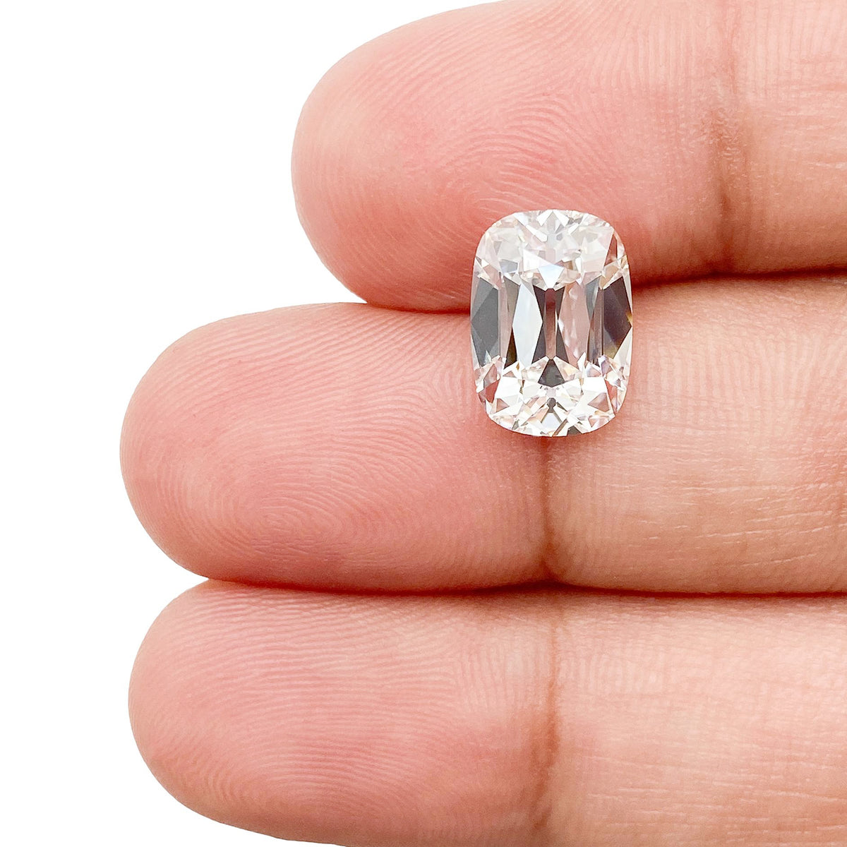 3.05ct | E/VVS2 Cushion Shape Old Mine Cut Lab Diamond (IGI)