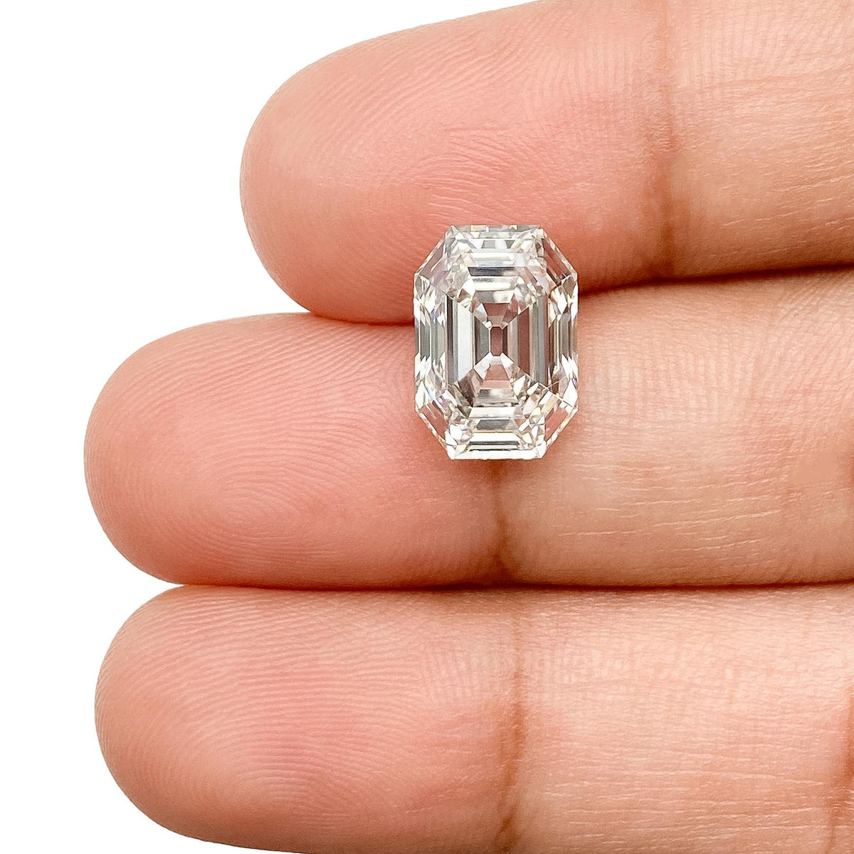 3.89ct | G/VS1 Antique Octagon Shape Step Cut Lab Diamond (IGI)