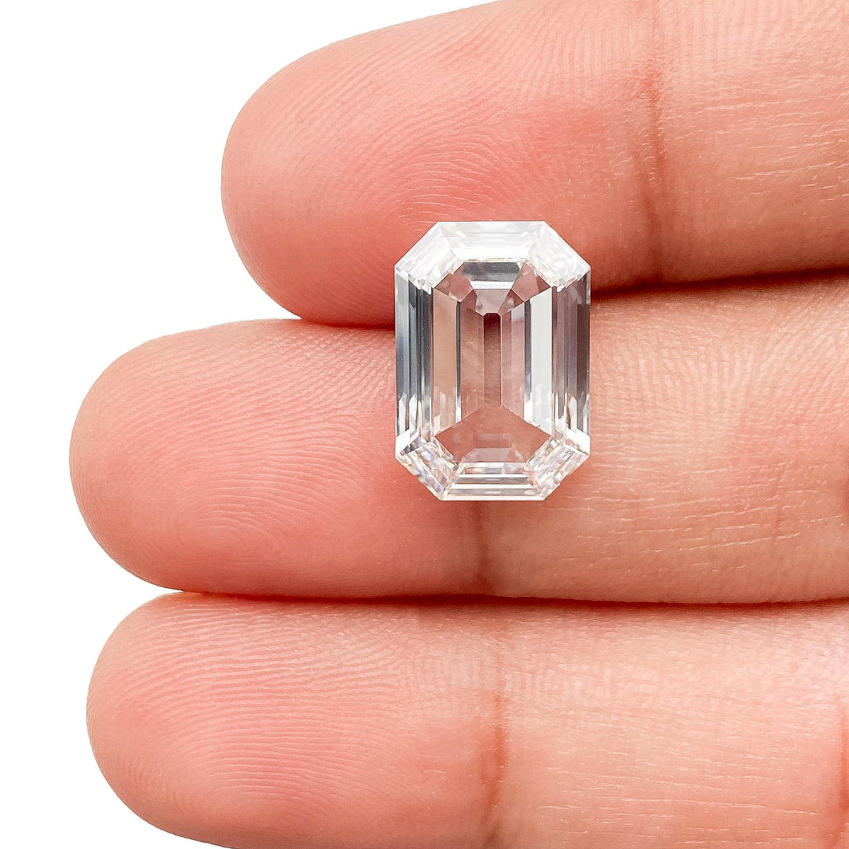4.07ct | E/VS1 Antique Octagon Shape Step Cut Lab Diamond (IGI)-LITHOS Diamond