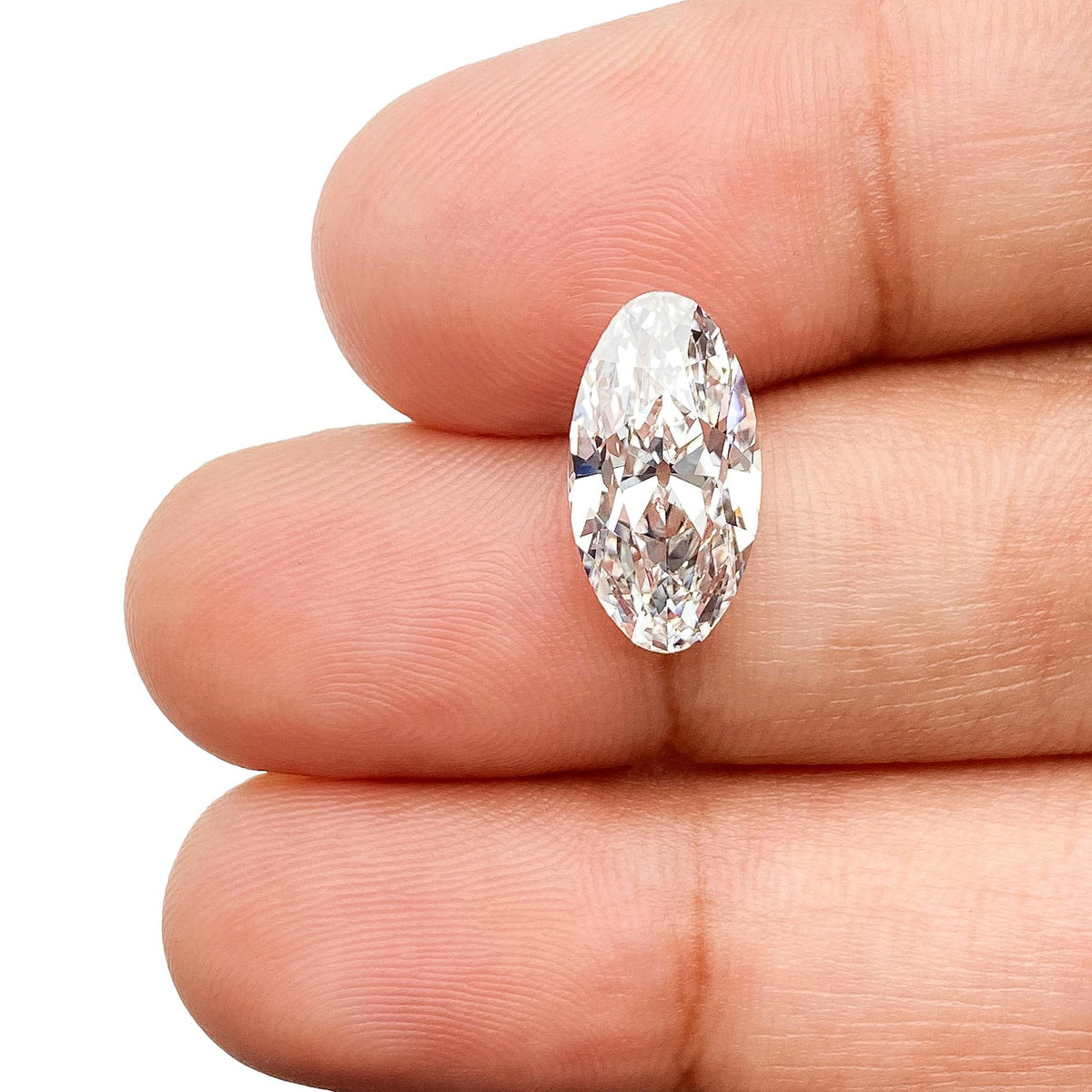 2.93ct | E/VVS2 Oval Shape Old Mine Cut Lab Diamond (IGI)