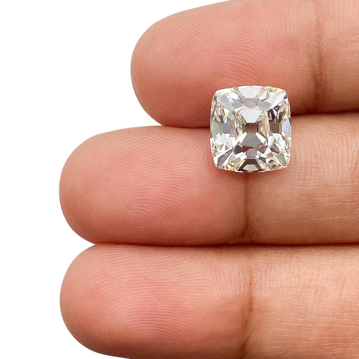 4.09ct | H/VVS2 Cushion Shape Peruzzi Cut Lab Diamond (IGI)
