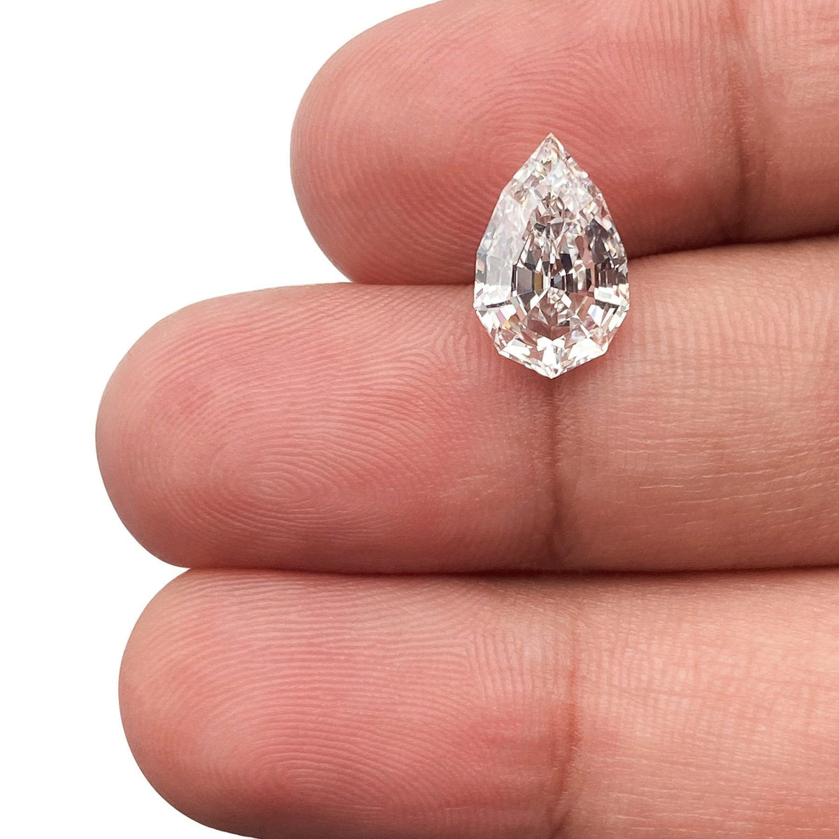 2.28ct | D/VVS2 Pear Shape Step Cut Lab Diamond (IGI)
