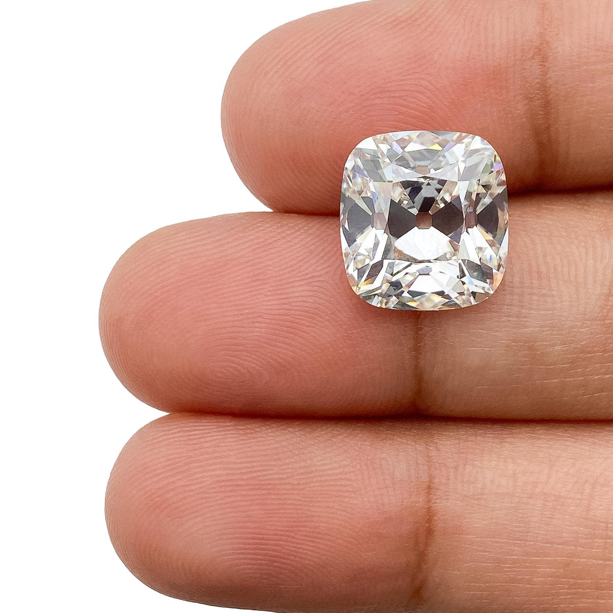 6.23ct | G/VVS2 Cushion Shape Old Mine Cut Lab Diamond (IGI)