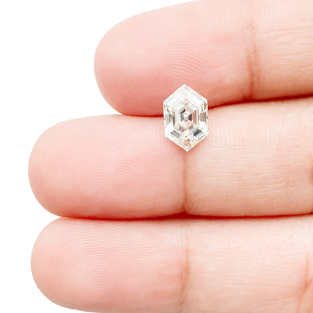 1.36ct | I/VVS2 Hexagon Shape Step Cut Lab Diamond (IGI)