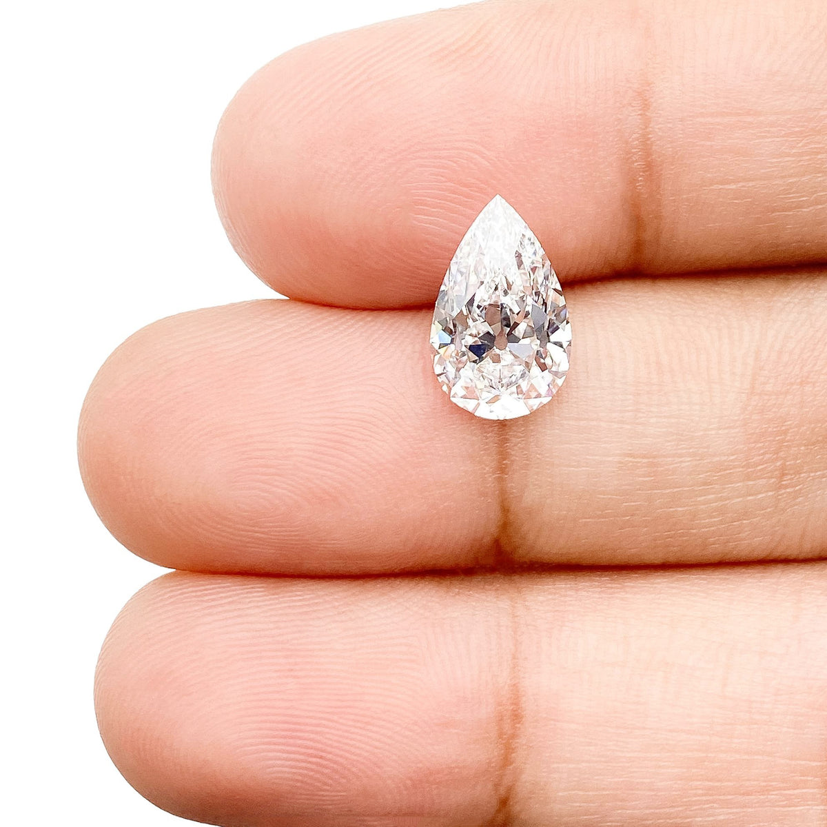 2.07ct | D/VVS2 Pear Shape Old Mine Cut Lab Diamond (IGI)