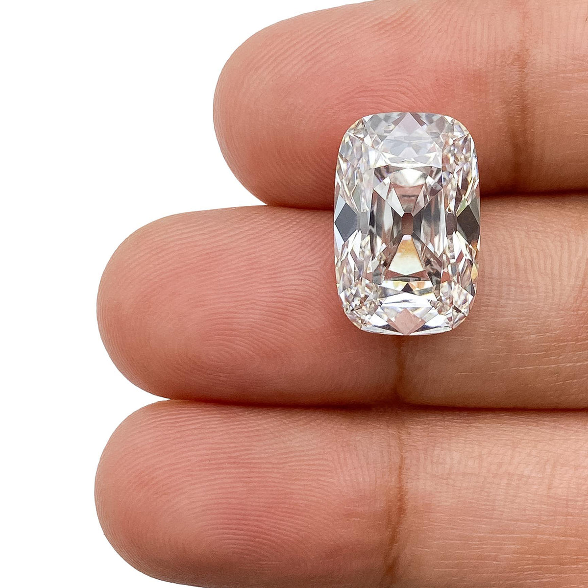 7.18ct | F/VS1 Cushion Shape Old Mine Cut Lab Diamond (IGI)