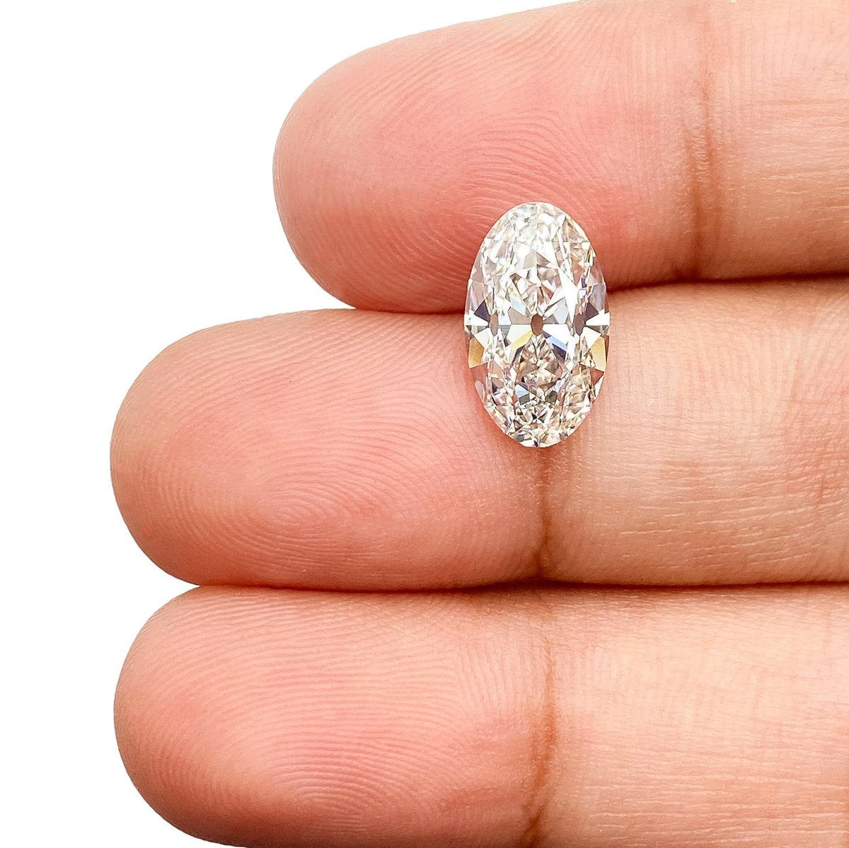 2.60ct | G/VS1 Oval Shape Old Mine Cut Lab Diamond (IGI)