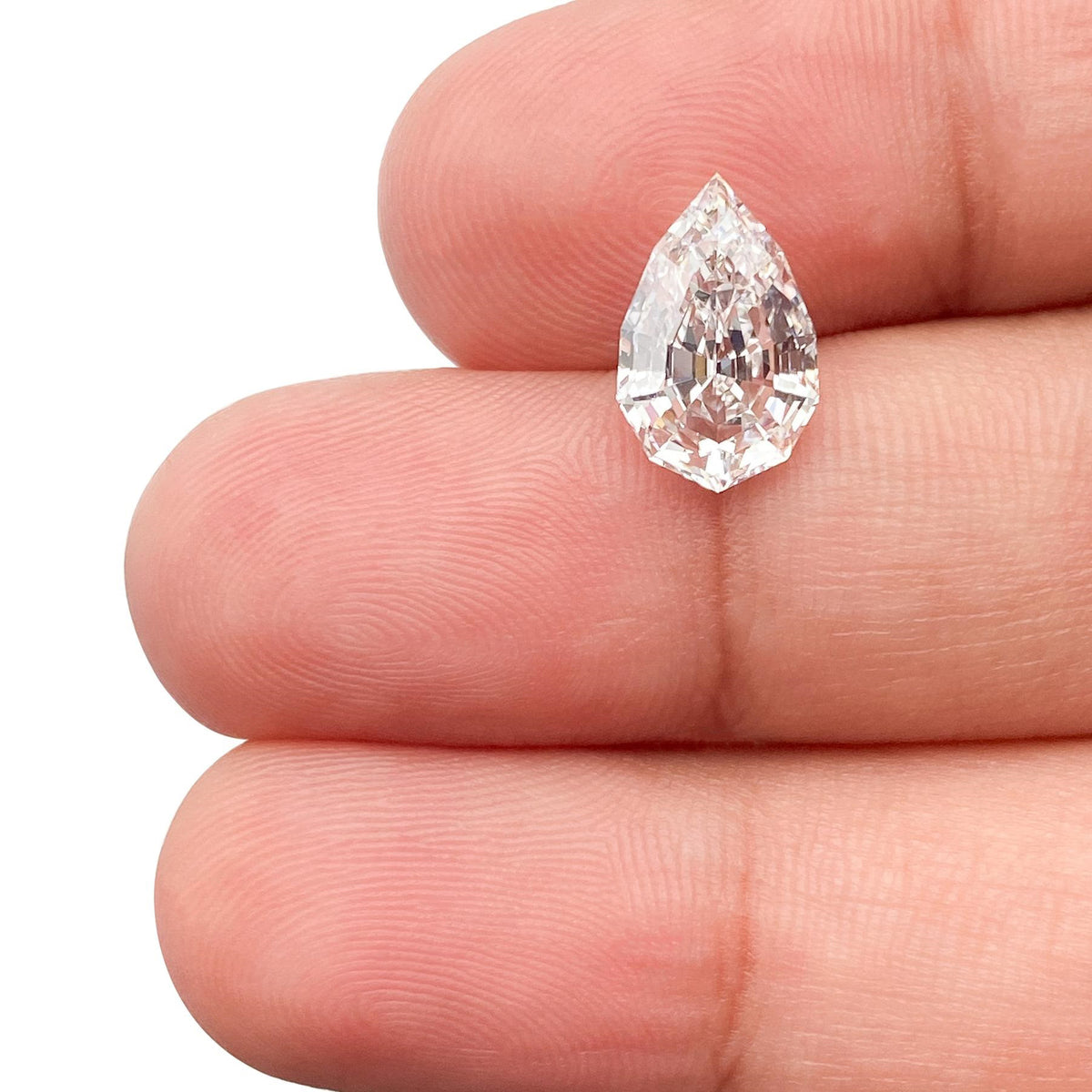 2.28ct | D/VVS2 Pear Shape Step Cut Lab Diamond (IGI)