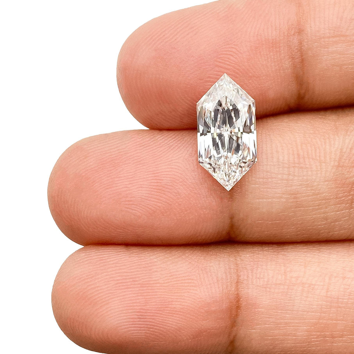 2.38ct | E/VS1 Hexagon Shape Brilliant Cut Lab Diamond (IGI)