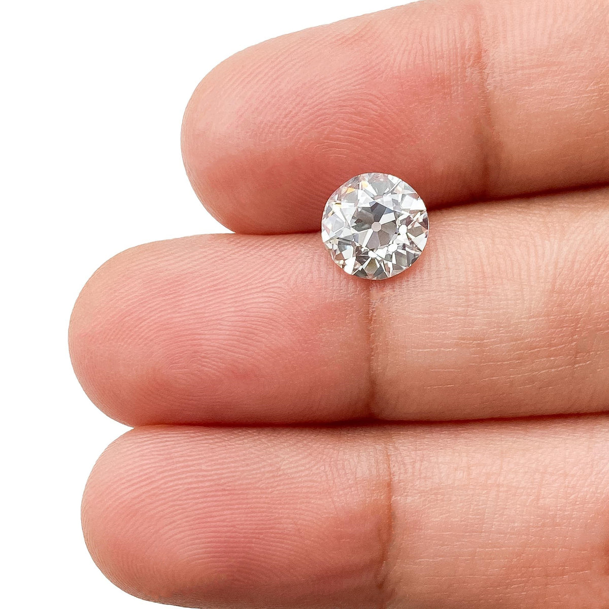 1.51ct | F/VS1 Round Shape Old European Cut Lab Diamond (IGI)