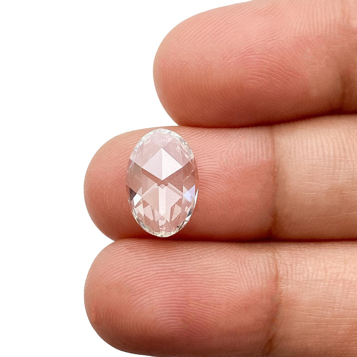 2.01ct | H/VS1 Oval Shape Rose Cut Lab Diamond (IGI)