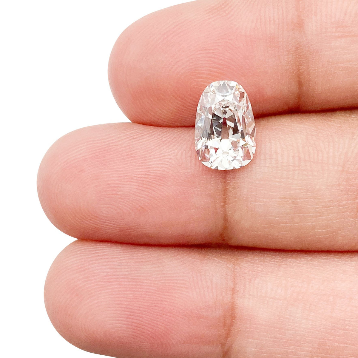 2.01ct | F/VS1 Pear Shape Old Mine Cut Lab Diamond (IGI)