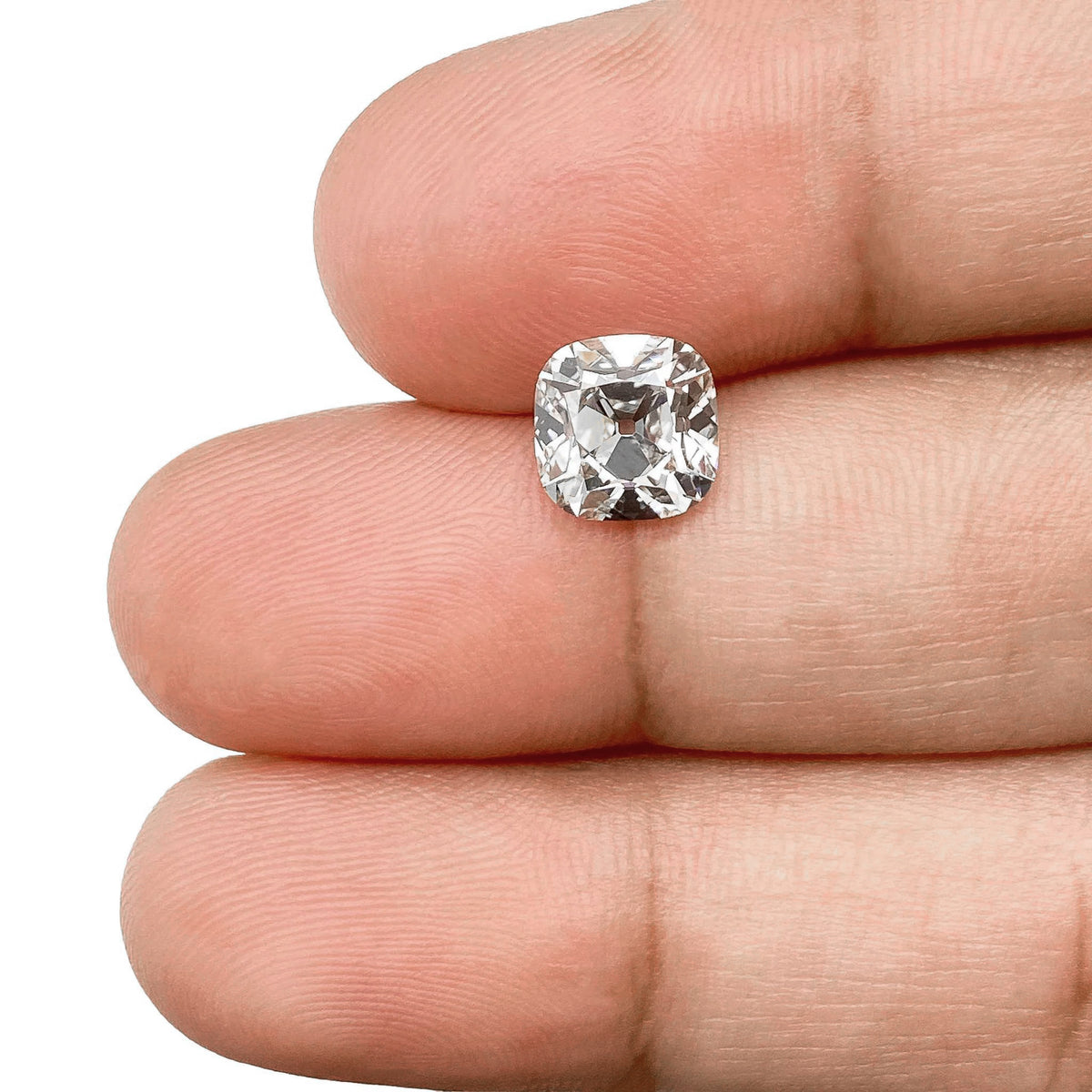 1.54ct | H/VS1 Cushion Shape Old Mine Cut Lab Diamond (IGI)