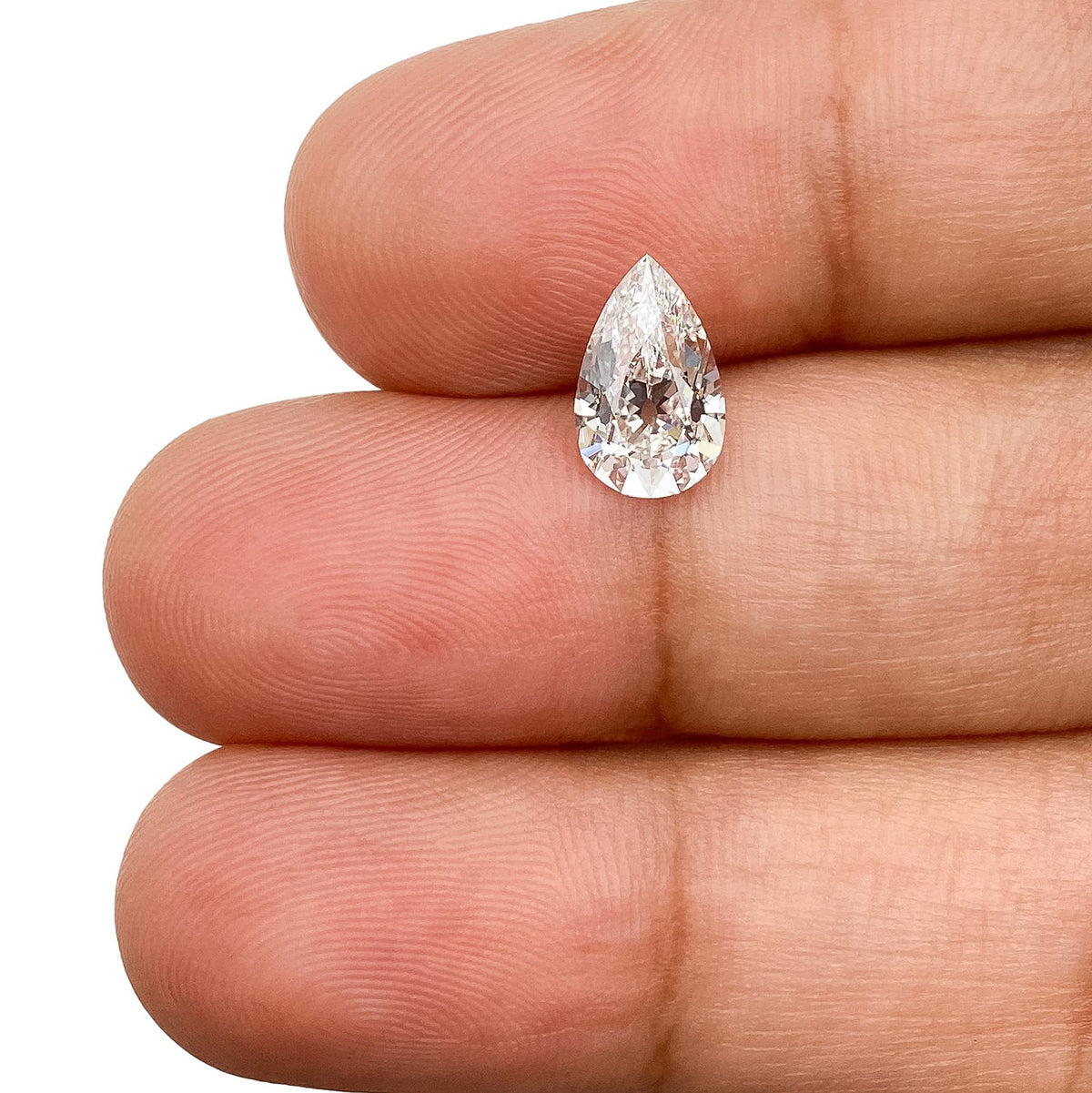 1.16ct | E/VVS2 Pear Shape Old Mine Cut Lab Diamond (IGI)