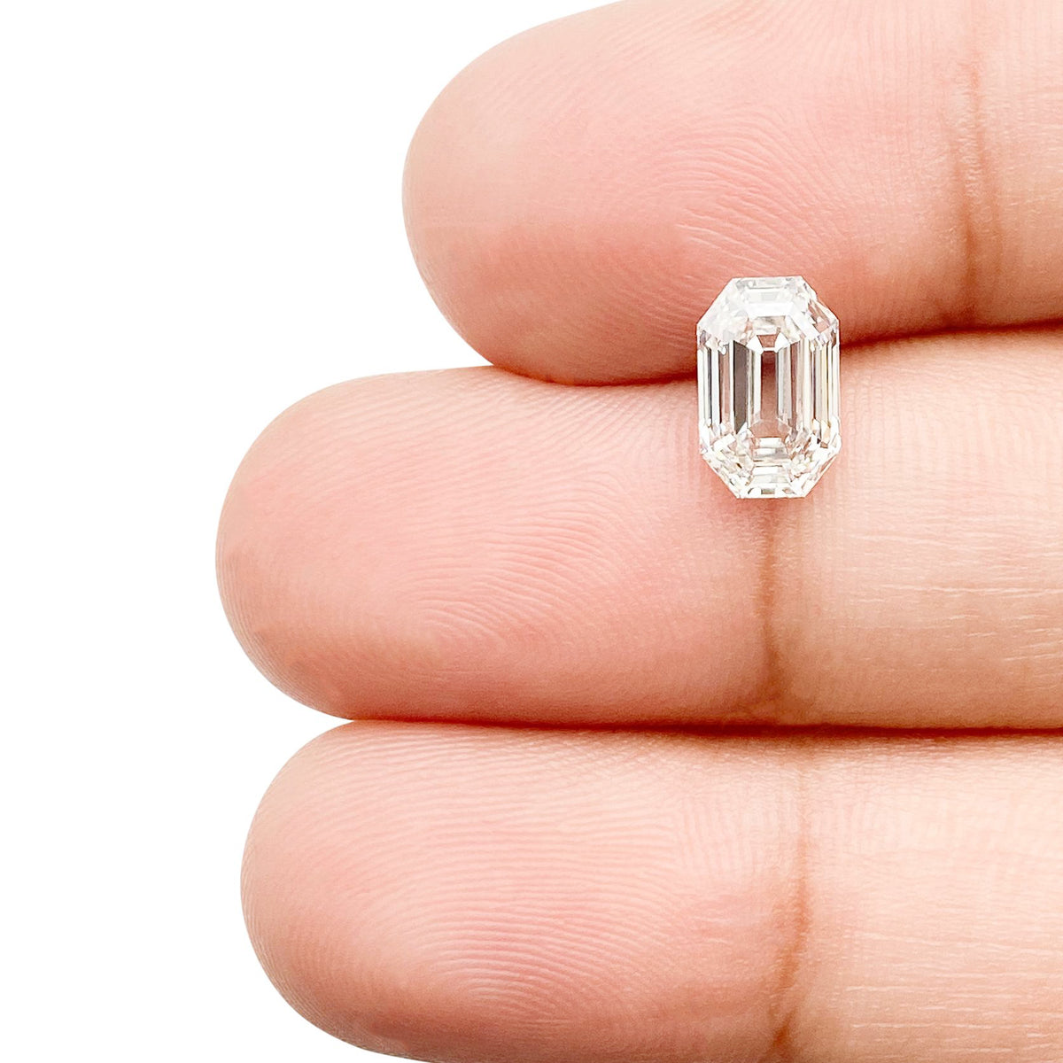 1.34ct | G/VS1 Octagon Shape Antique Step Cut Lab Diamond (IGI)