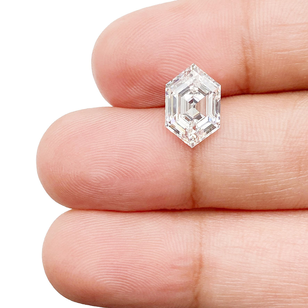 2.51ct | D/VS1 Hexagon Shape Step Cut Lab Diamond (IGI)