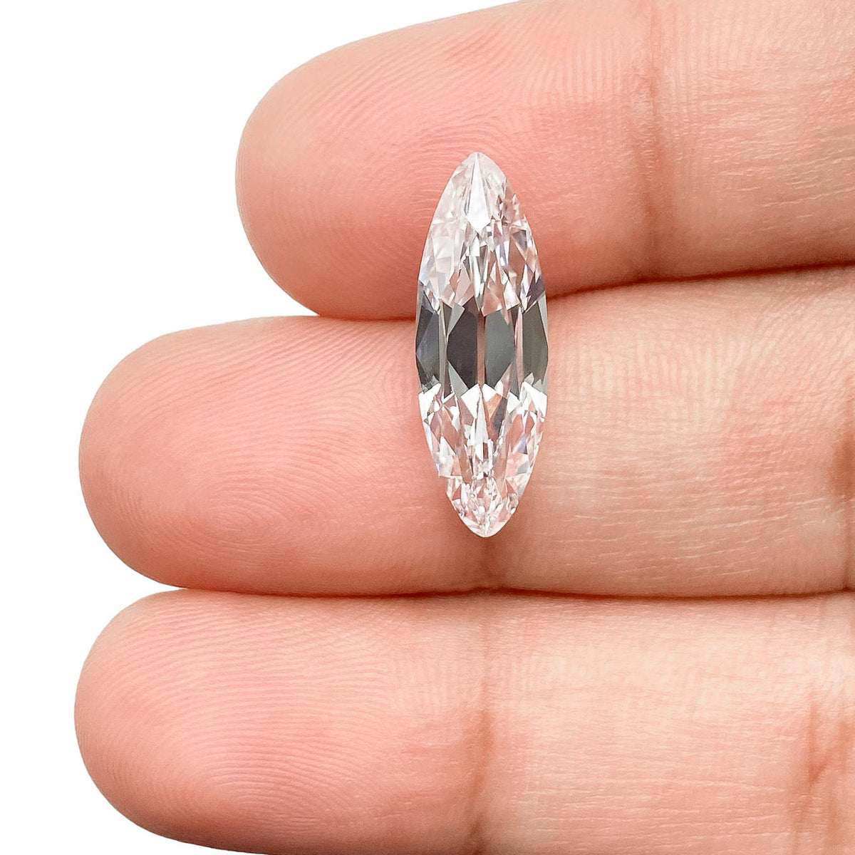 3.40ct | D/VS2 Oval Shape Old Mine Cut Lab Diamond (IGI)