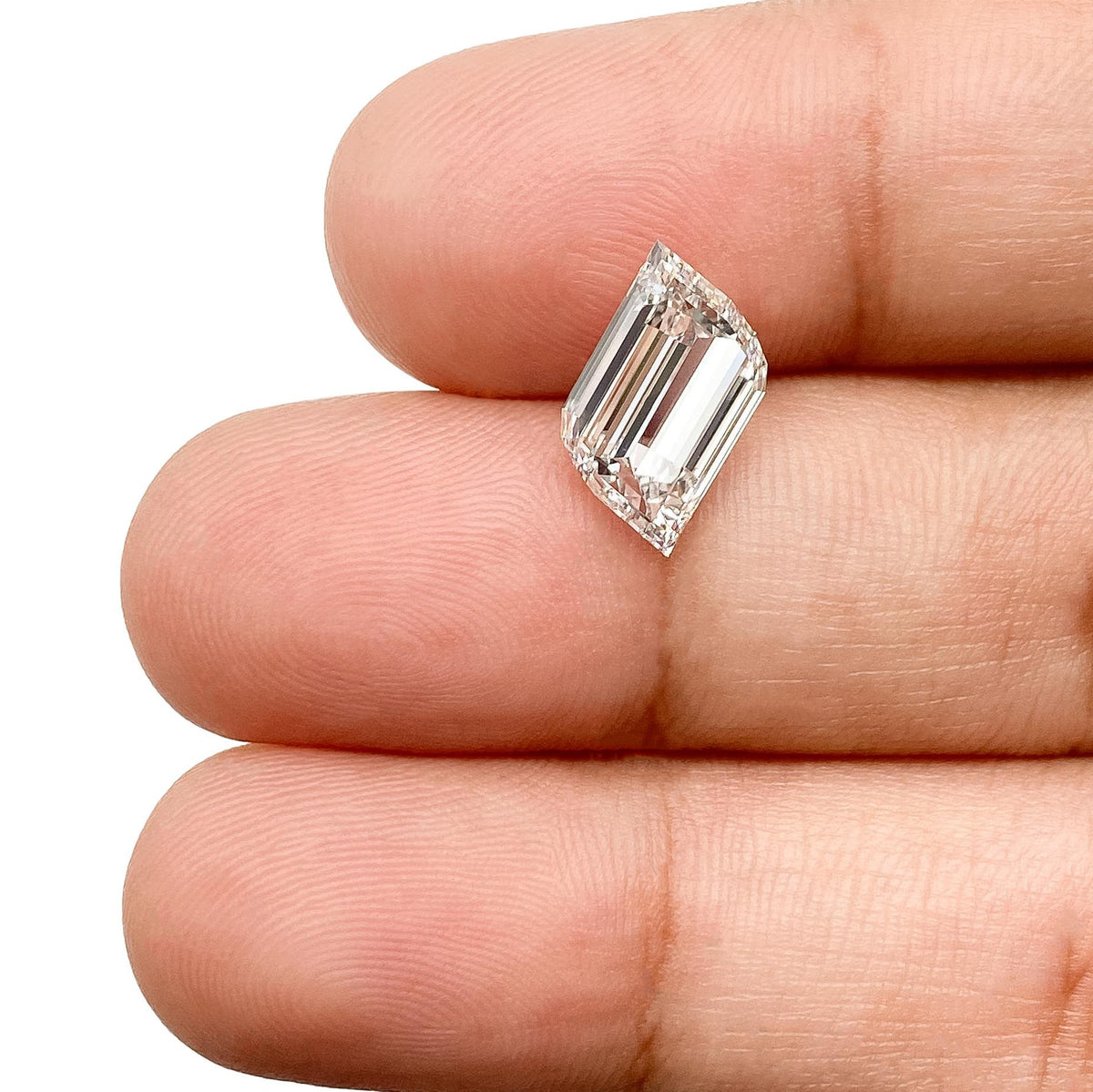 2.11ct | G/VS1 Rhomboid Shape Step Cut Lab Diamond (IGI)