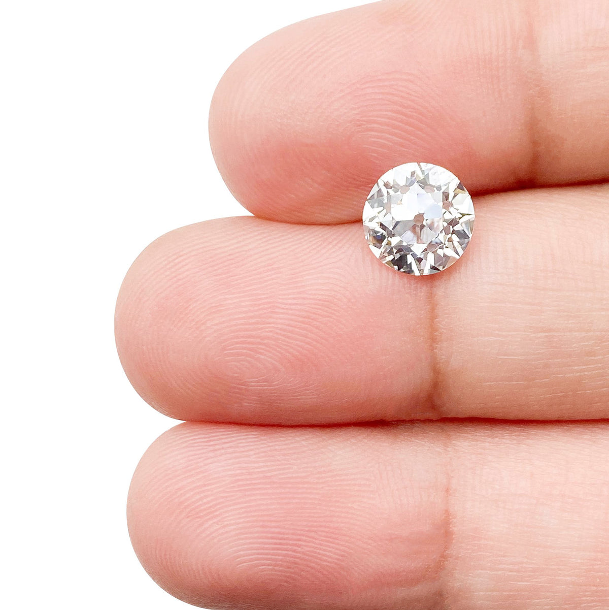 1.53ct | D/VS1 Round Shape Old European Cut Lab Diamond (IGI)