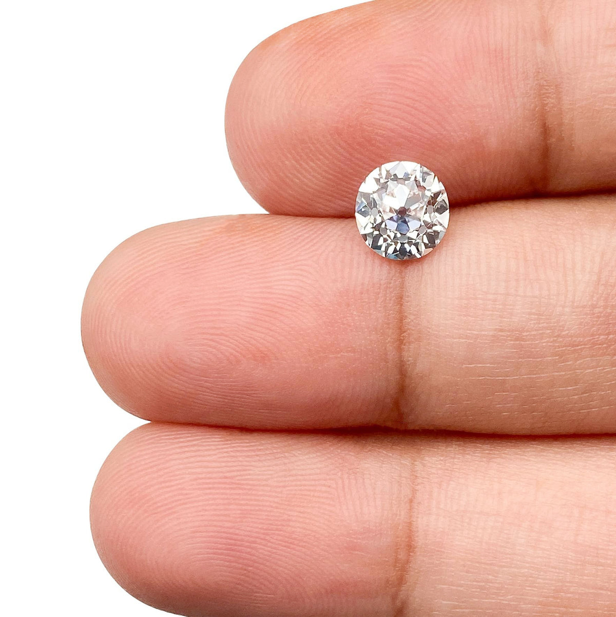 1.01ct | D/VVS2 Round Shape Old European Cut Lab Diamond (IGI)
