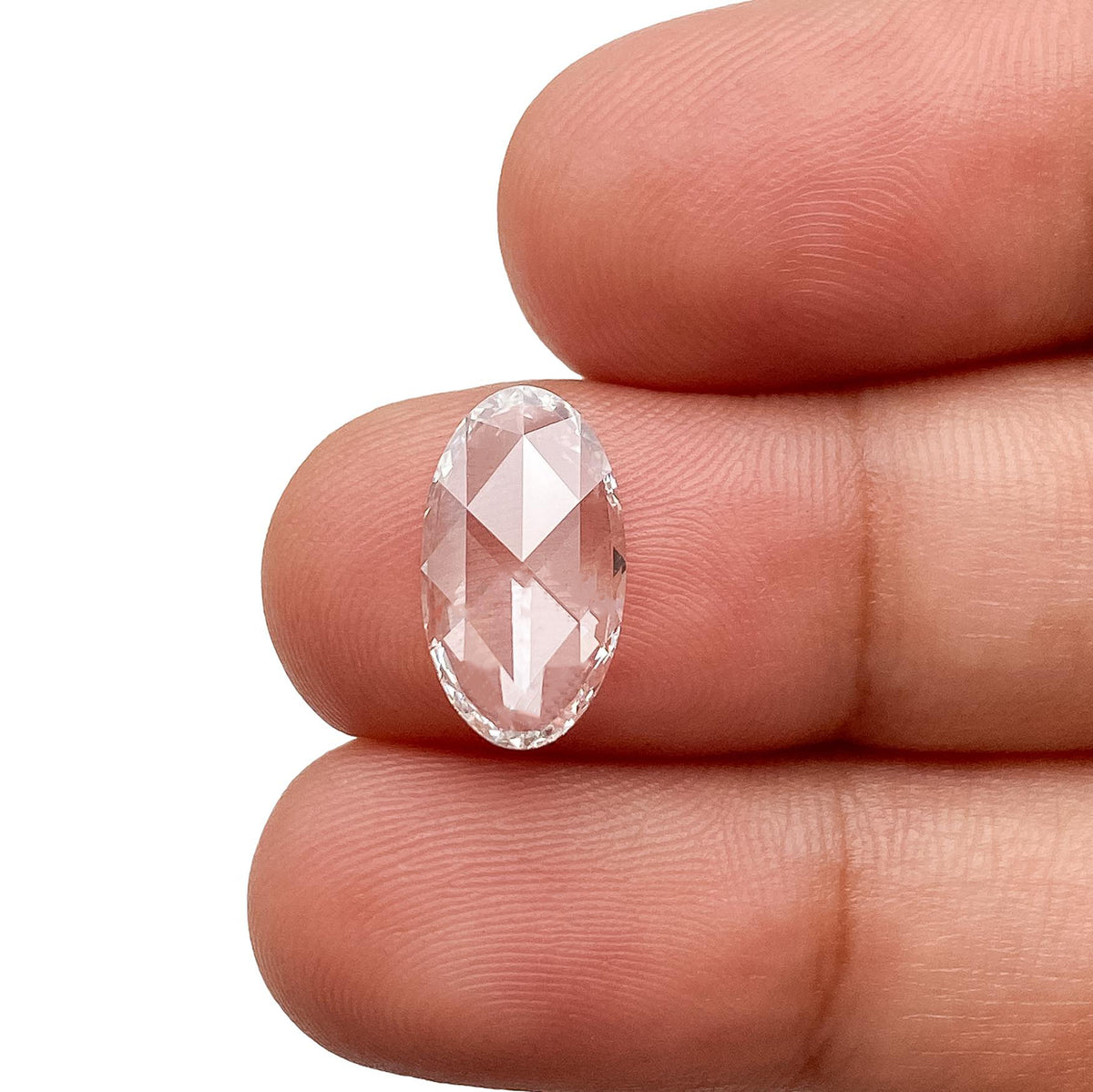 1.61ct | D/VVS2 Oval Shape Rose Cut Lab Diamond (IGI)