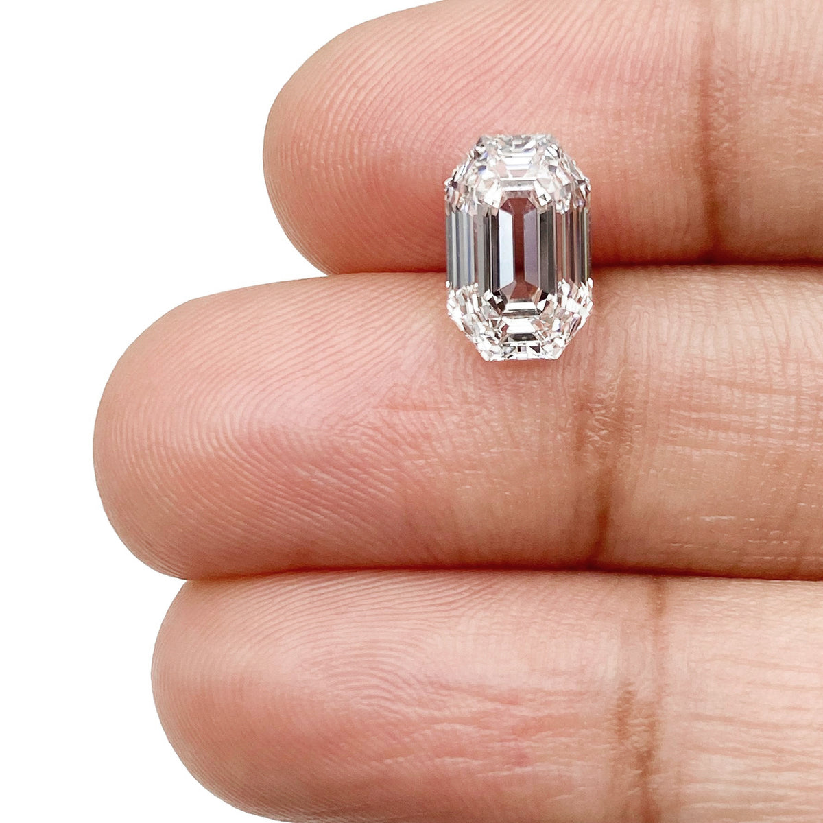 2.16ct | E/VS1 Octagon Shape Step Cut Lab Diamond (IGI)-LITHOS Diamond