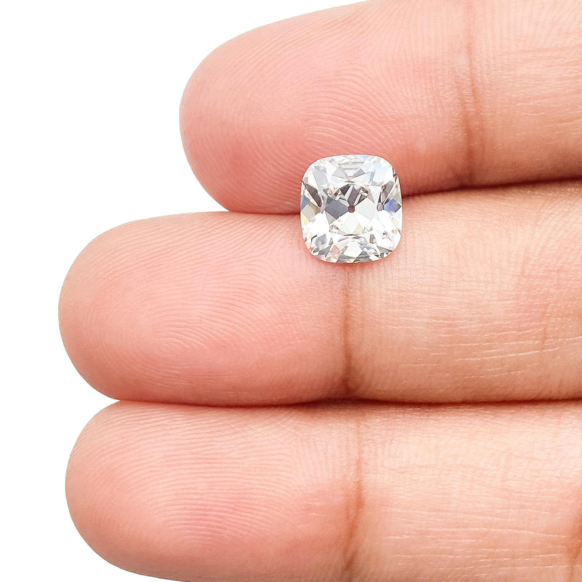 1.83ct | D/VS1 Cushion Shape Old Mine Cut Lab Diamond (IGI)