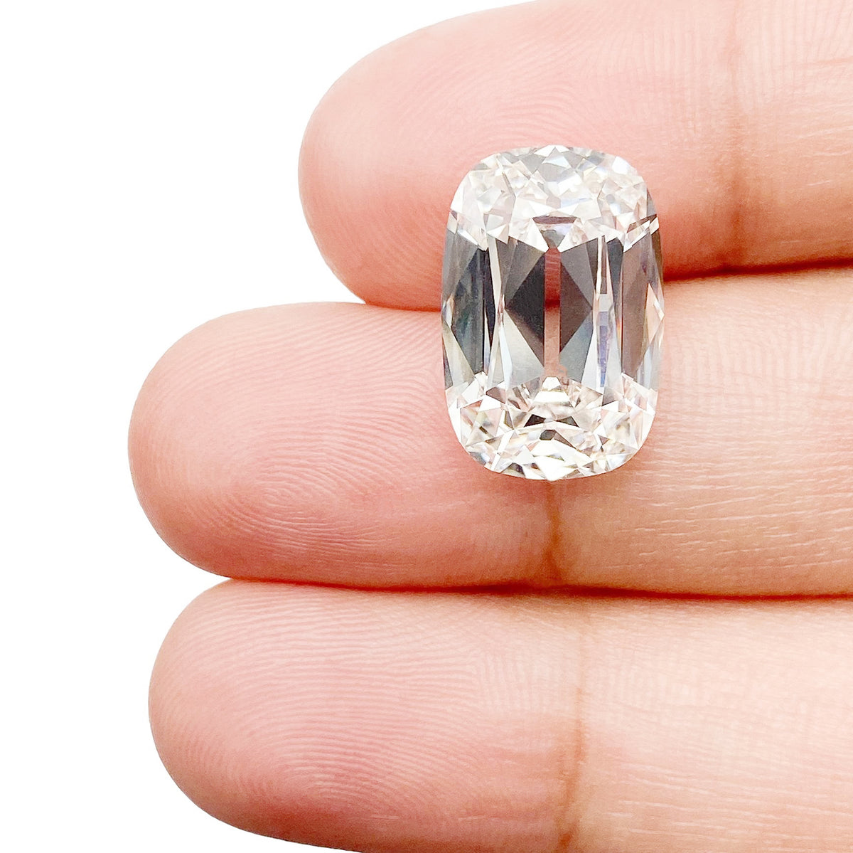 8.02ct | H/VVS2 Cushion Shape Old Mine Cut Lab Diamond (IGI)