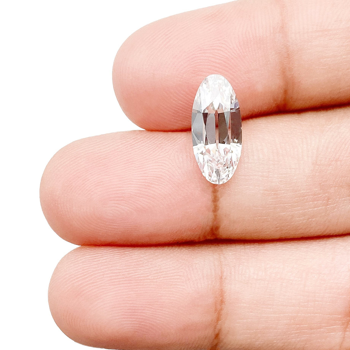 2.18ct | E/VS1 Oval Shape Old Mine Cut Lab Diamond (IGI)