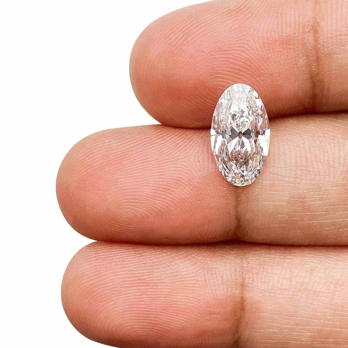 2.22ct | E/VVS2 Oval Shape Old Mine Cut Lab Diamond (IGI)