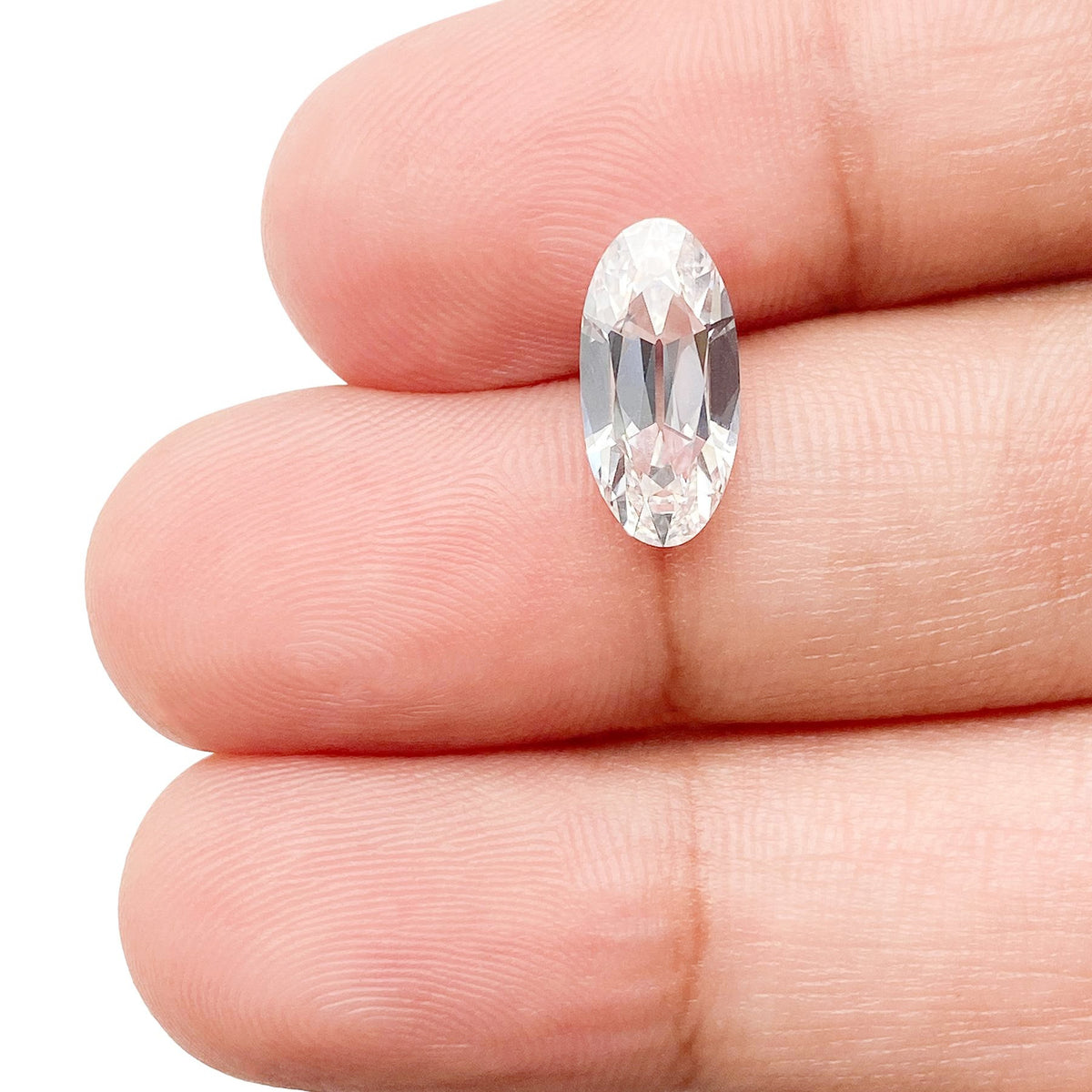 1.70ct | D/VS1 Oval Shape Old Mine Cut Lab Diamond (IGI)