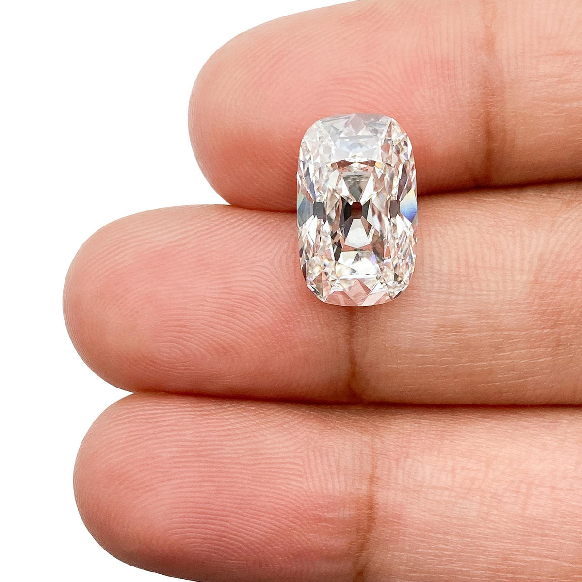 4.40ct | G/VVS2 Cushion Shape Antique Old Mine Cut Lab Diamond (IGI)