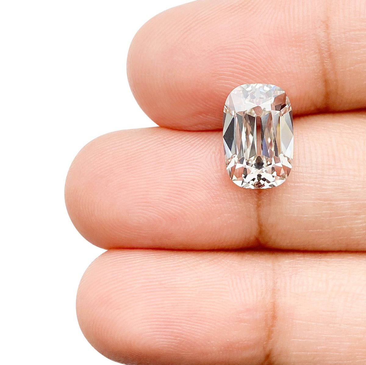 3.01ct | H/VS1 Cushion Shape Old Mine Cut Lab Diamond (IGI)