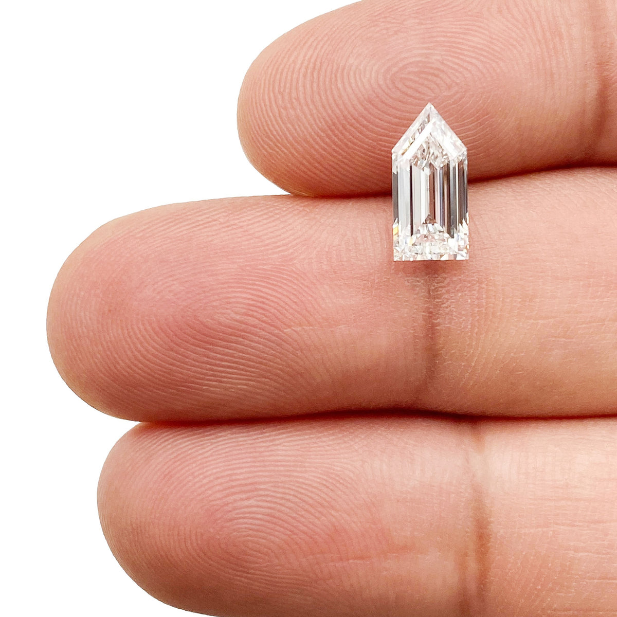 1.61ct | E/VVS2 Bullet Shape Step Cut Lab Diamond (IGI)