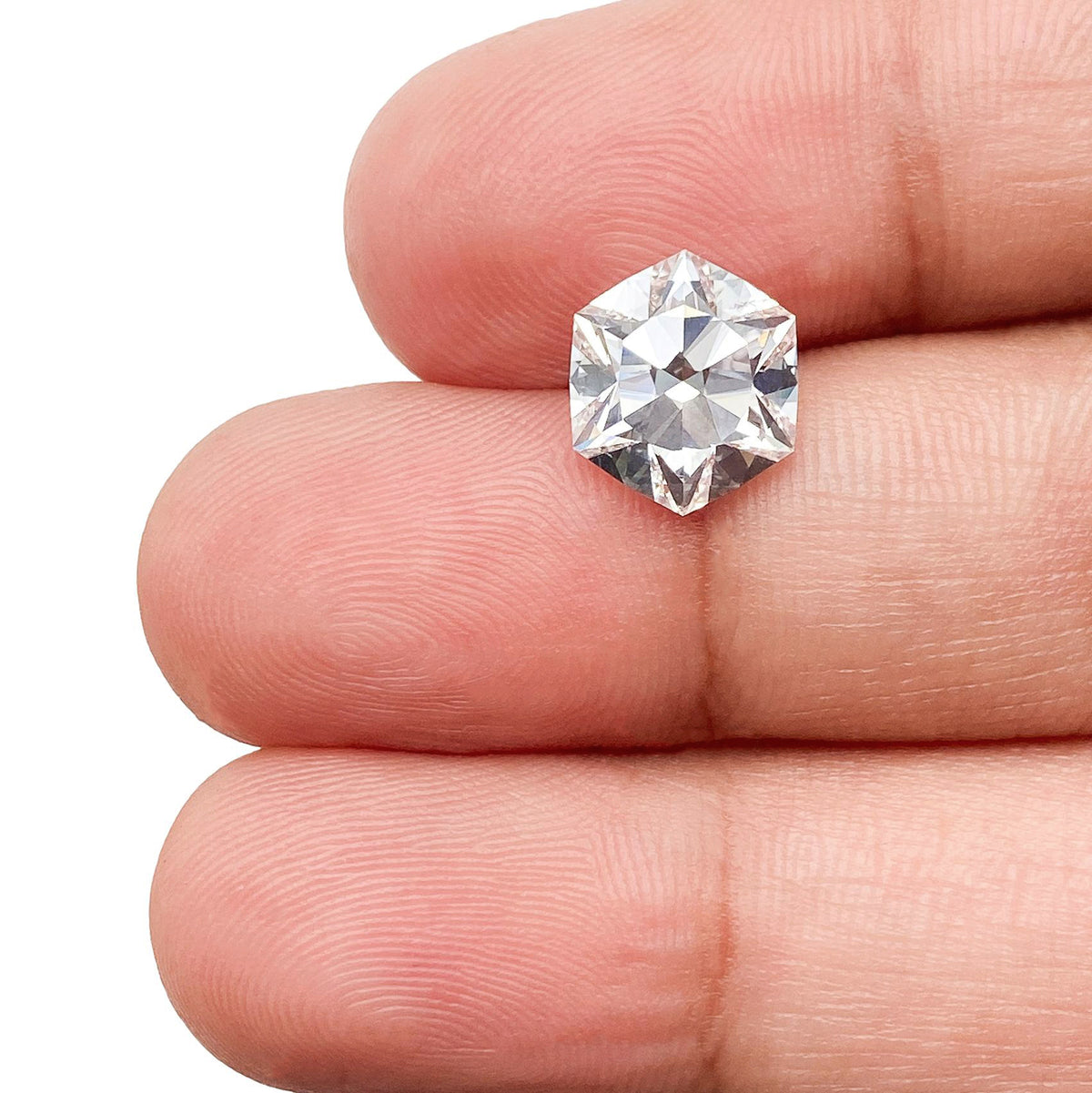 2.35ct | D/VS1 Hexagon Shape Brilliant Cut Lab Diamond (IGI)