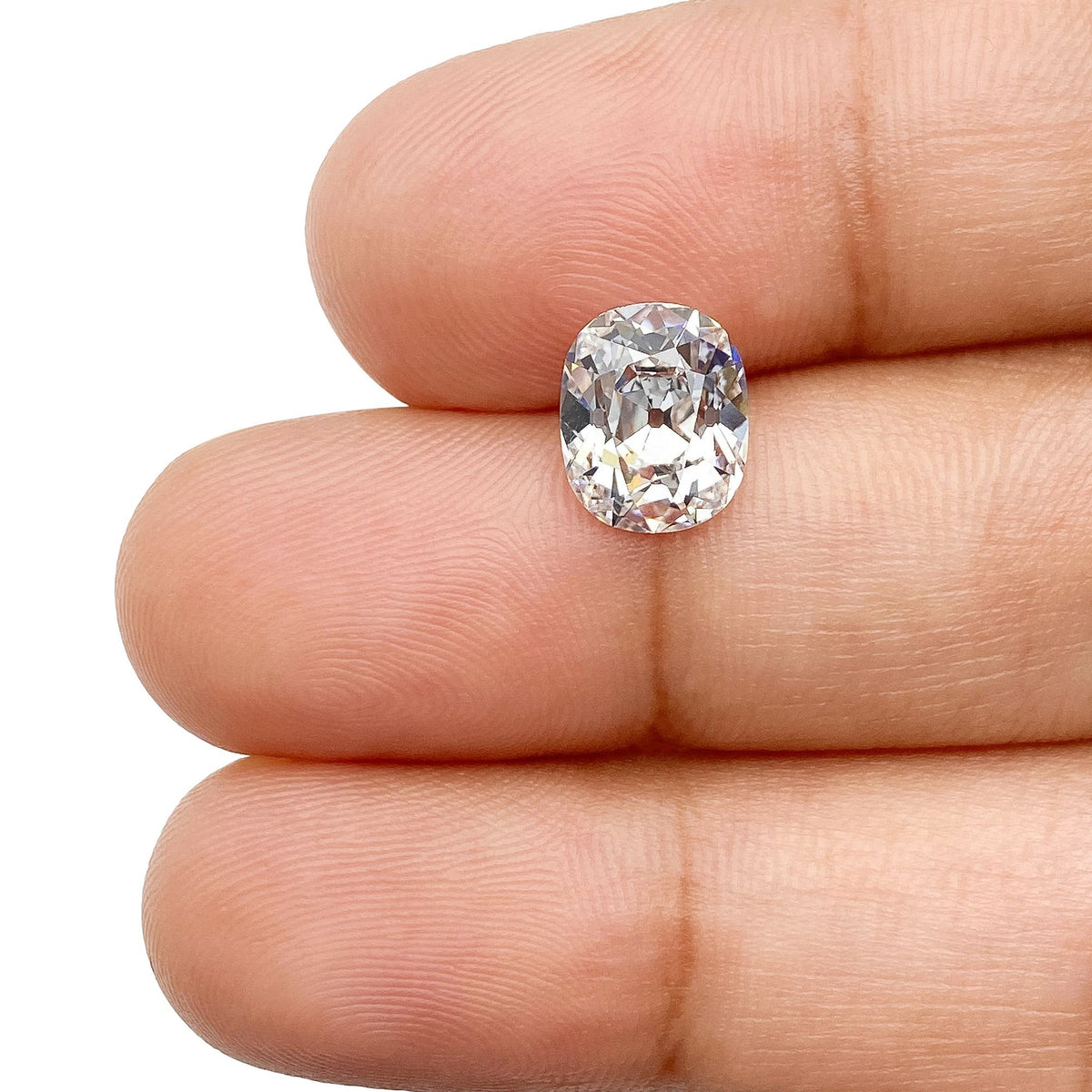 2.04ct | E/VS2 Cushion Shape Old Mine Cut Lab Diamond (IGI)-LITHOS Diamond