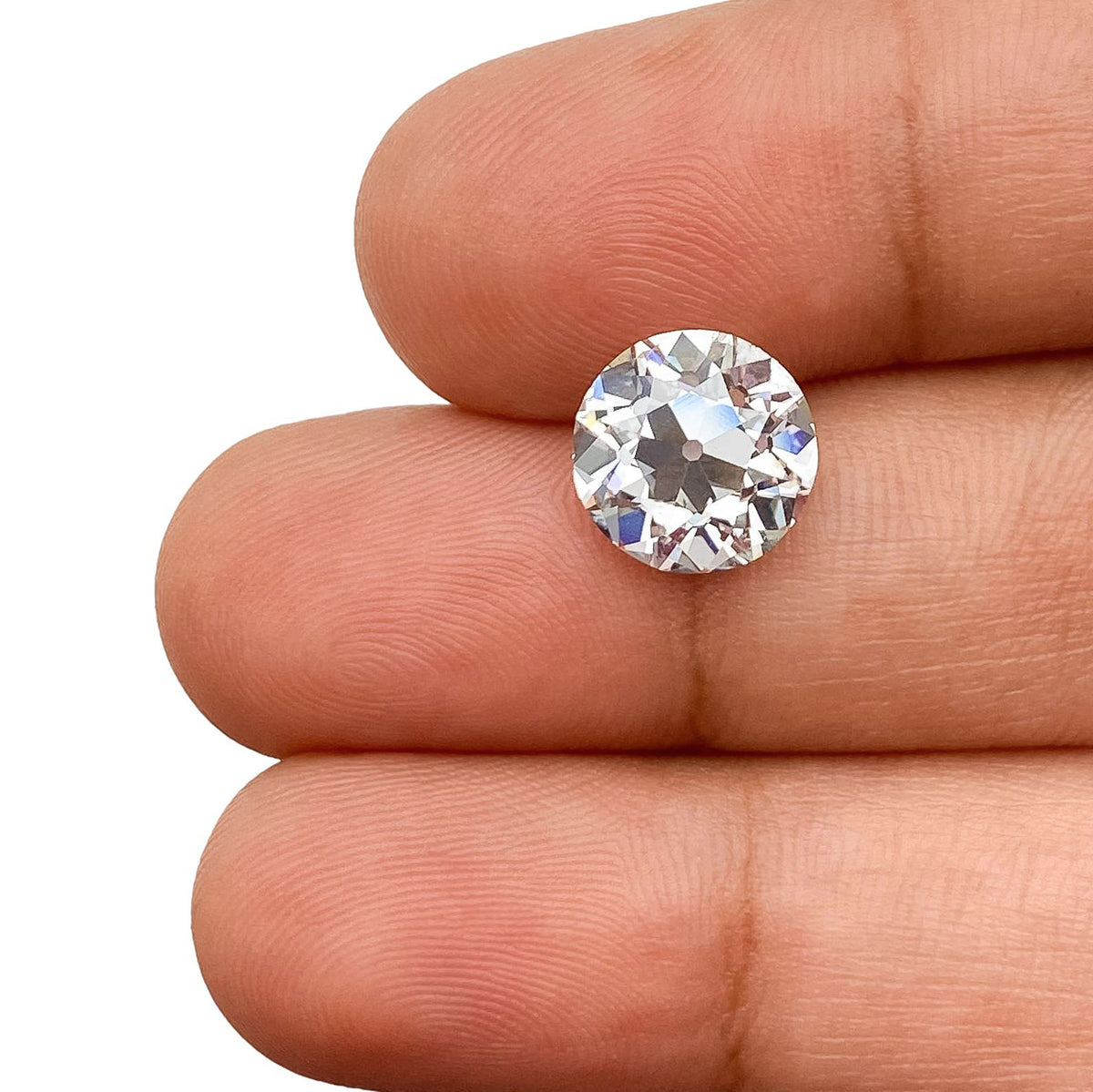 3.15ct | E/VS1 Round Shape Old European Cut Lab Diamond (IGI)