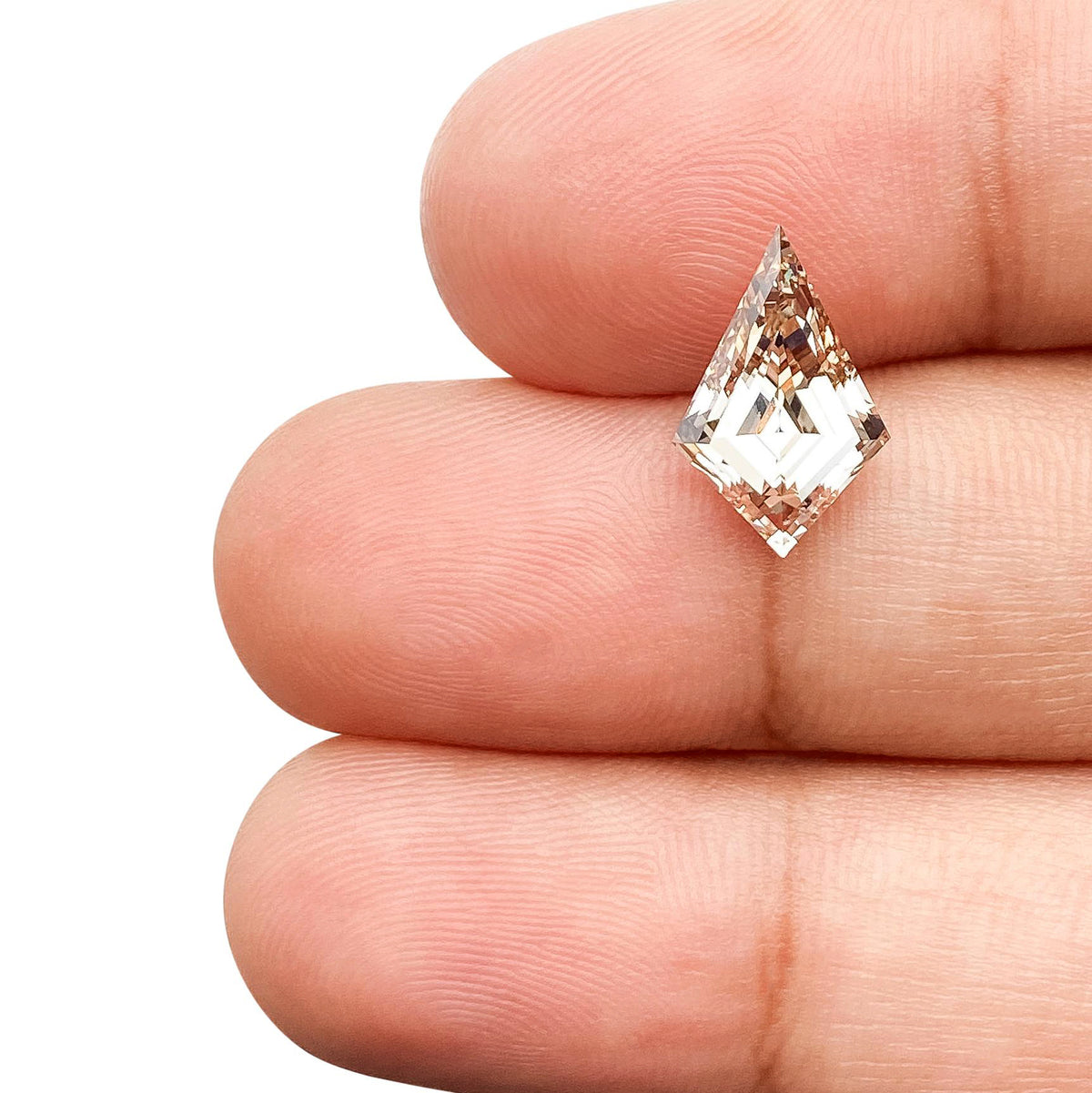 2.07ct | Light Brown/VVS2 Kite Shape Step Cut Lab Diamond (IGI)-LITHOS Diamond